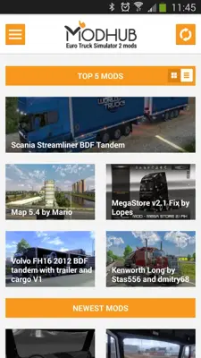 Euro truck simulator 2 mods android App screenshot 8